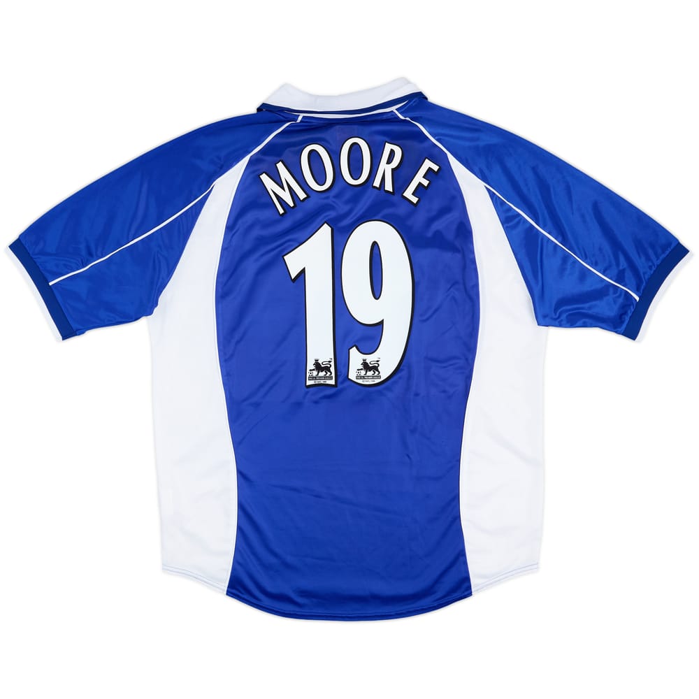 2000-02 Everton Home Shirt Moore #19 - 8/10 - (L)