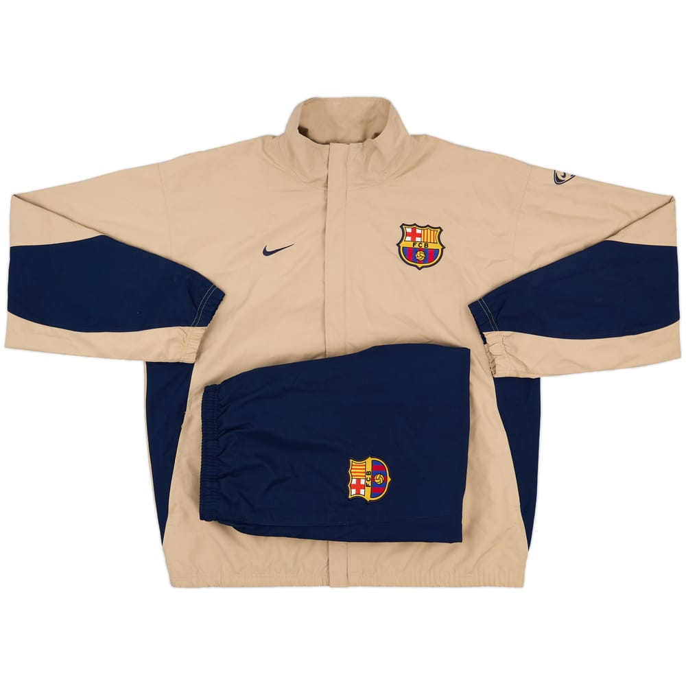 2003-04 Barcelona Nike Tracksuit - 9/10 - (L)
