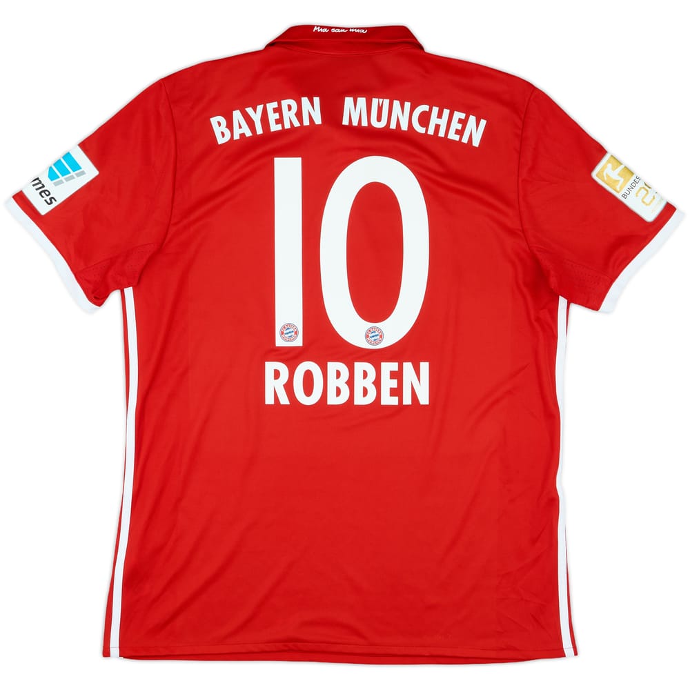 2016-17 Bayern Munich Home Shirt Robben #10 - 8/10 - (L)