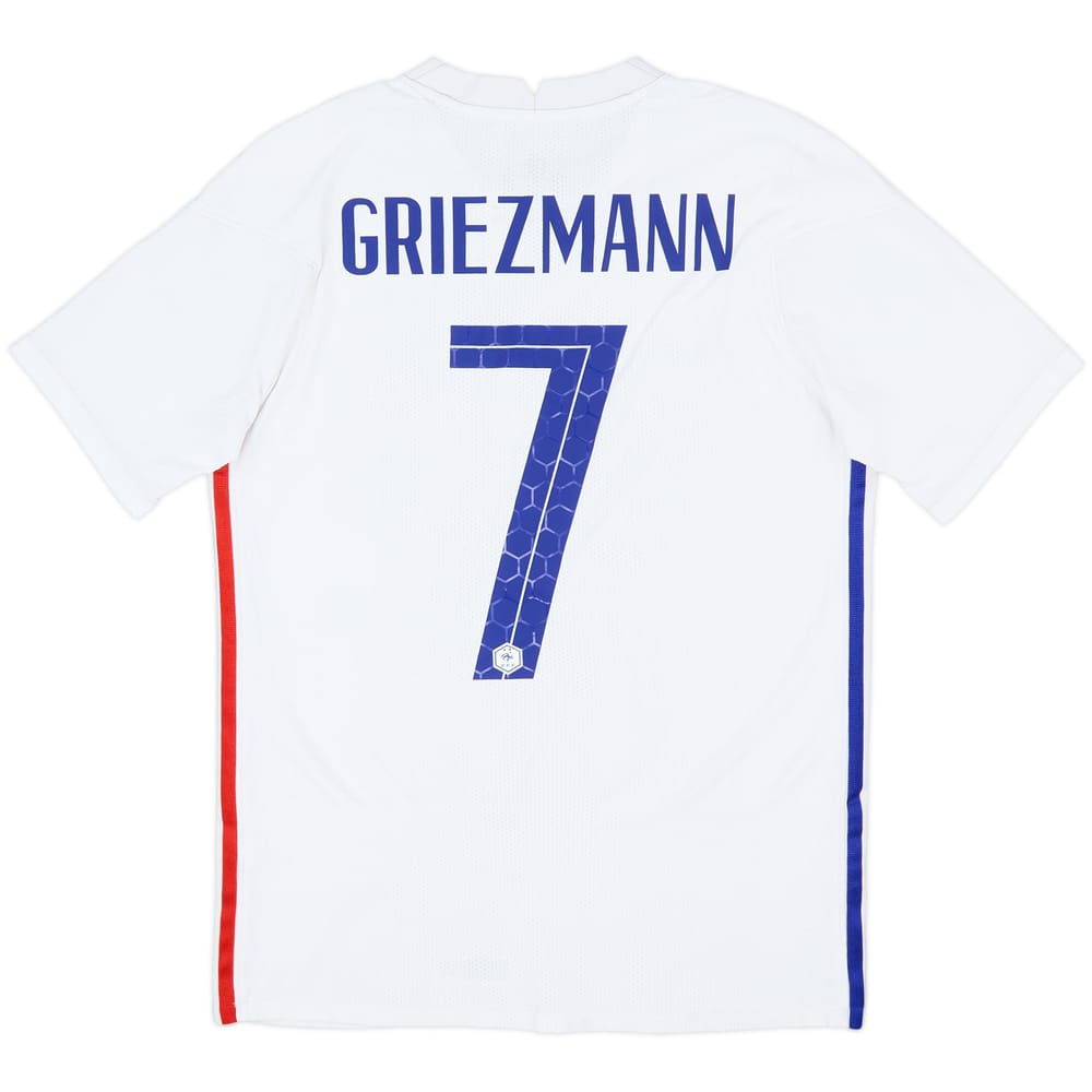 2020-21 France Authentic Away Shirt Griezmann #7 - 6/10 - (S)