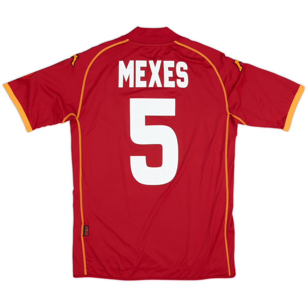 2008-09 Roma Home Shirt Mexes #5 - 6/10 - (S)