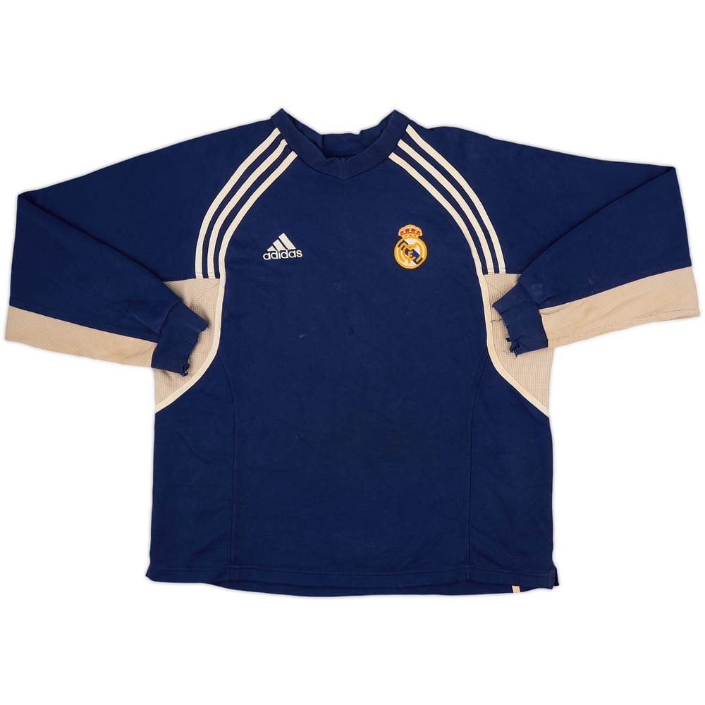 2000-01 Real Madrid adidas Sweat Top - 4/10 - (M)