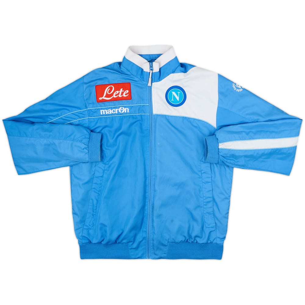 2013-14 Napoli Macron Track Jacket - 5/10 - (S)
