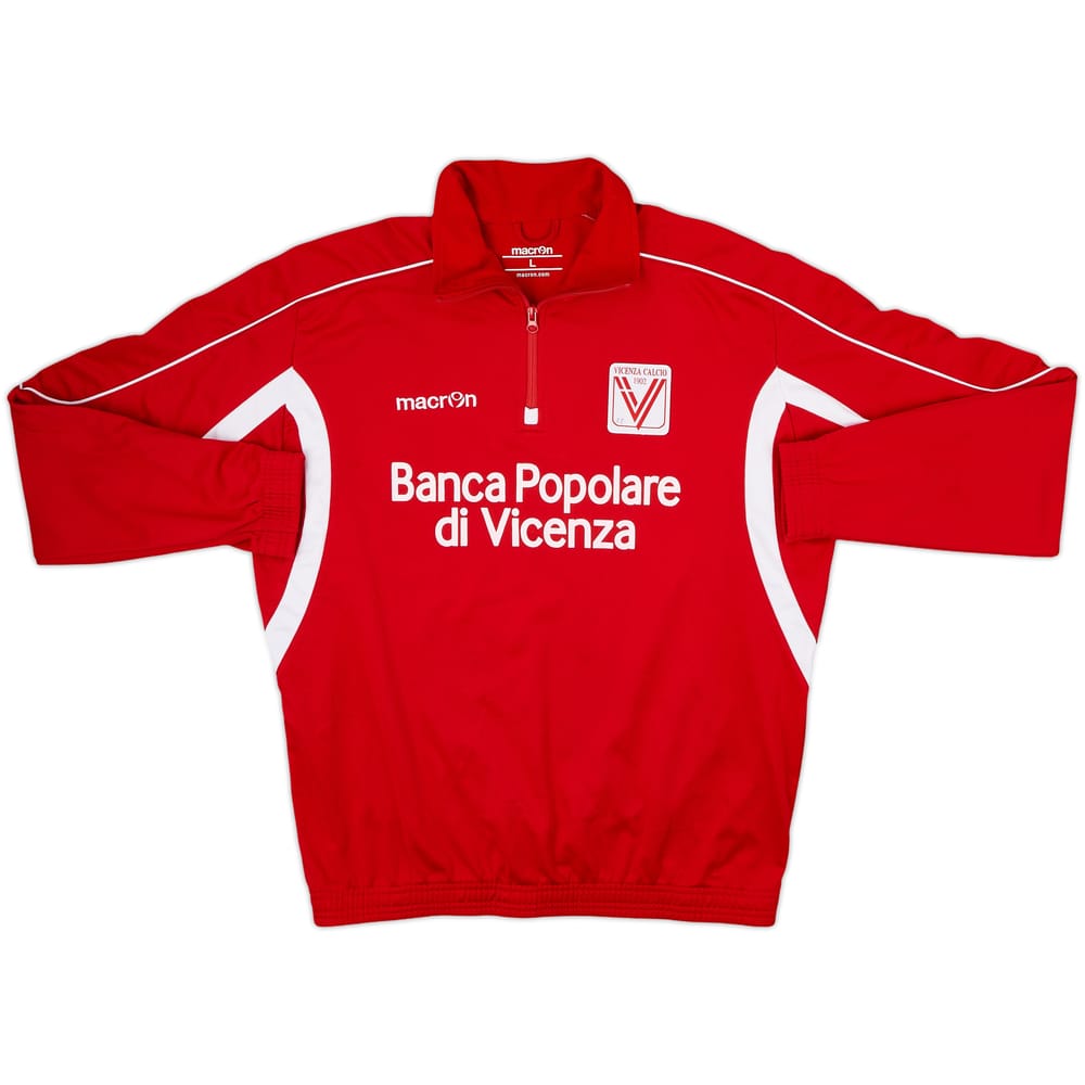 2012-13 Vicenza Macron 1/4 Zip Drill Top - 5/10 - (L)