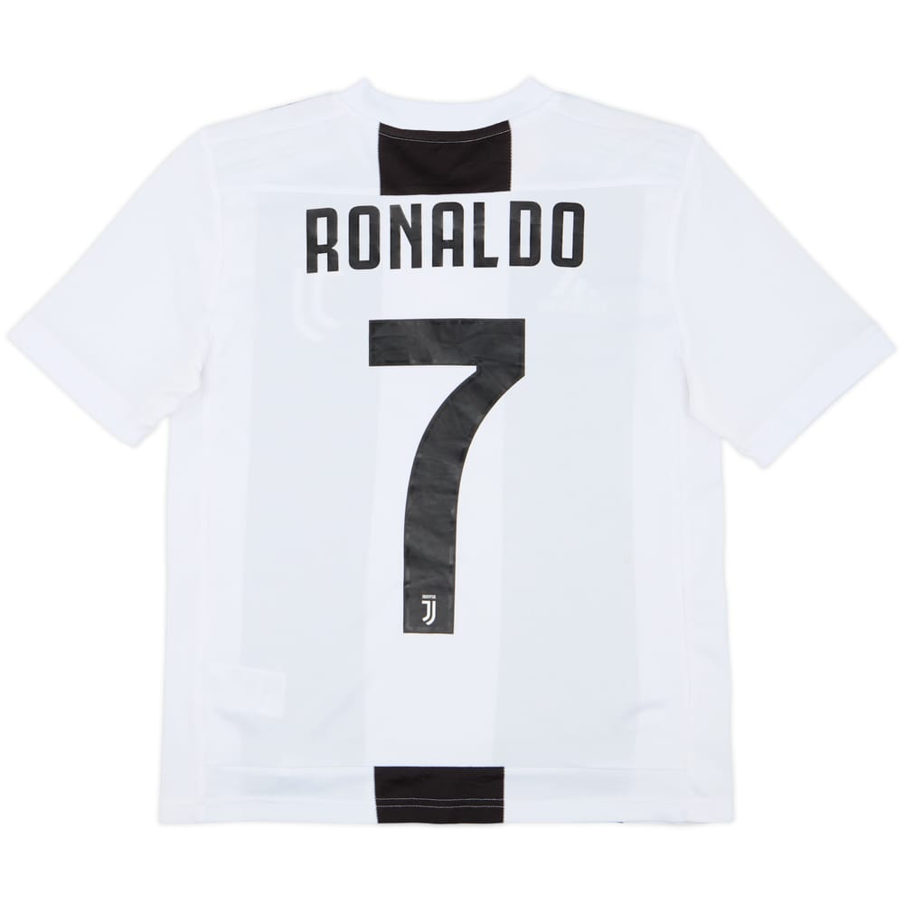 2018-19 Juventus Home Shirt Ronaldo #7 - 9/10 - (L.Boys)