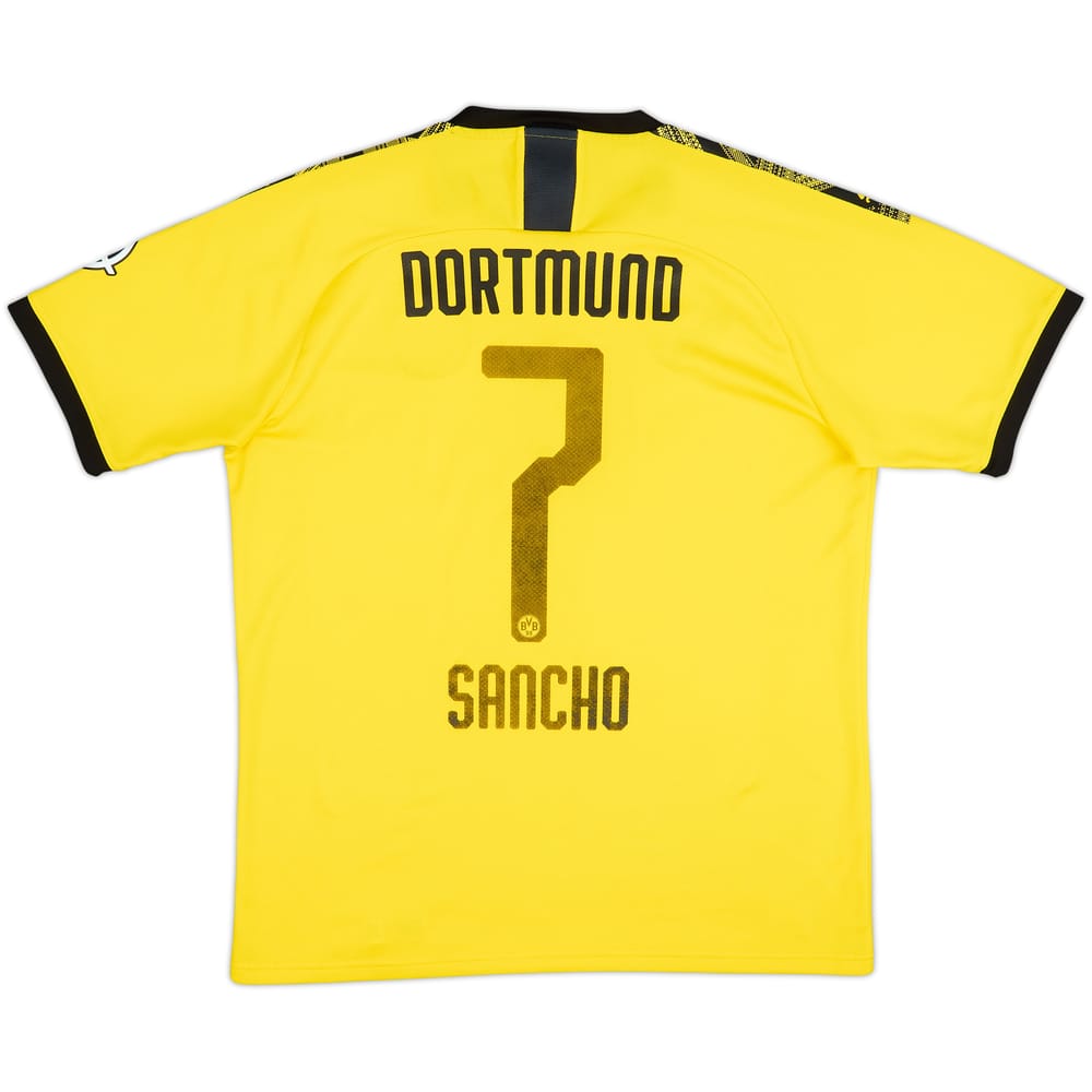 2019-20 Borussia Dortmund Home Shirt Sancho #7 - 5/10 - (L)