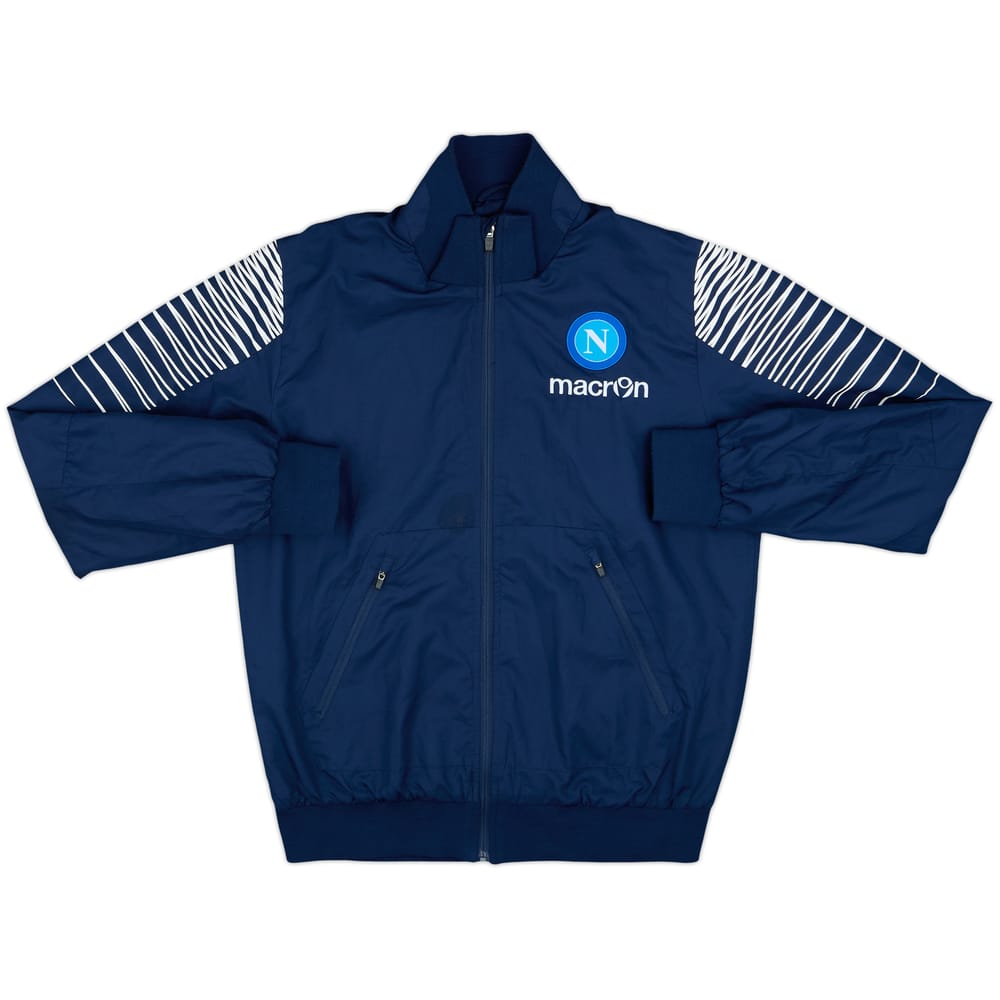 2014-15 Napoli Macron Track Jacket - 7/10 - (M)