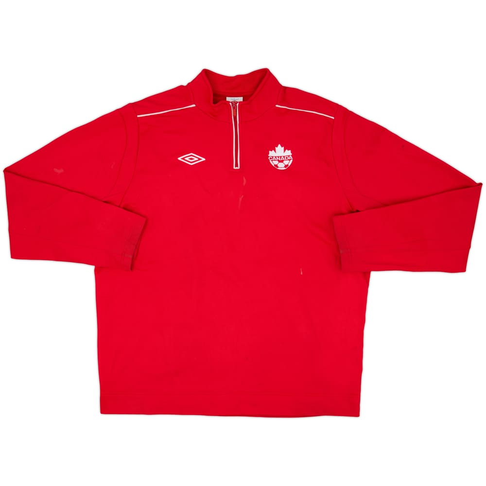 2012-13 Canada Umbro 1/4 Zip Drill Top - 6/10 - (XL)