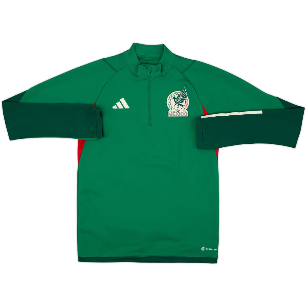 2022-23 Mexico adidas 1/4 Zip Drill Top - 8/10 - (XS)