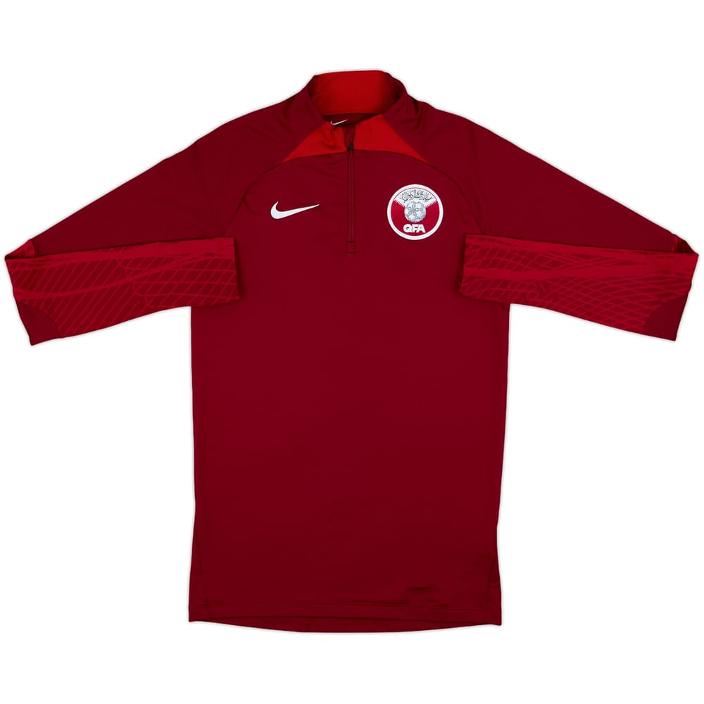 2022-24 Qatar Nike 1/4 Zip Drill Top - 9/10 - (XS)