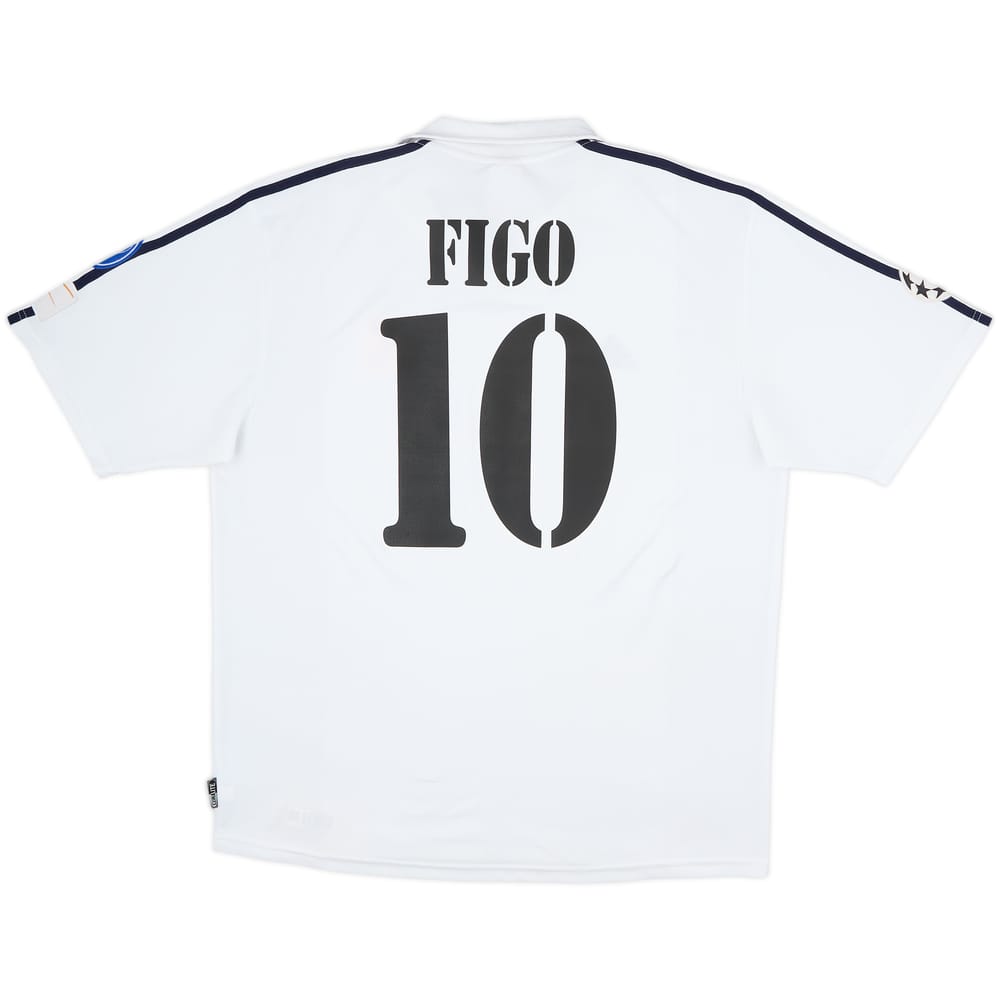 2002-03 Real Madrid Centenary Home Shirt Figo #10 - 8/10 - (XL)