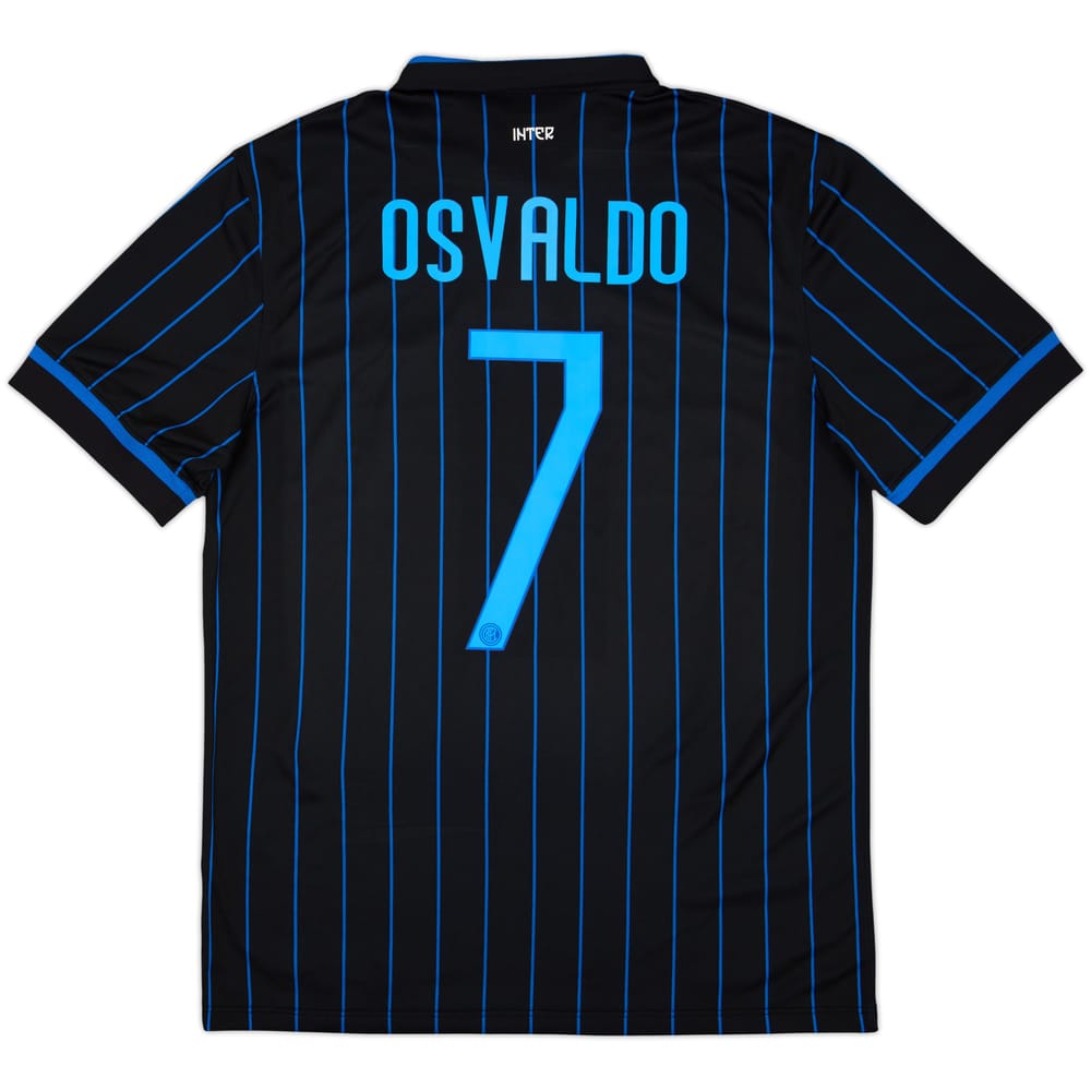 2014-15 Inter Milan Home Shirt Osvaldo #7 - 8/10 - (M)