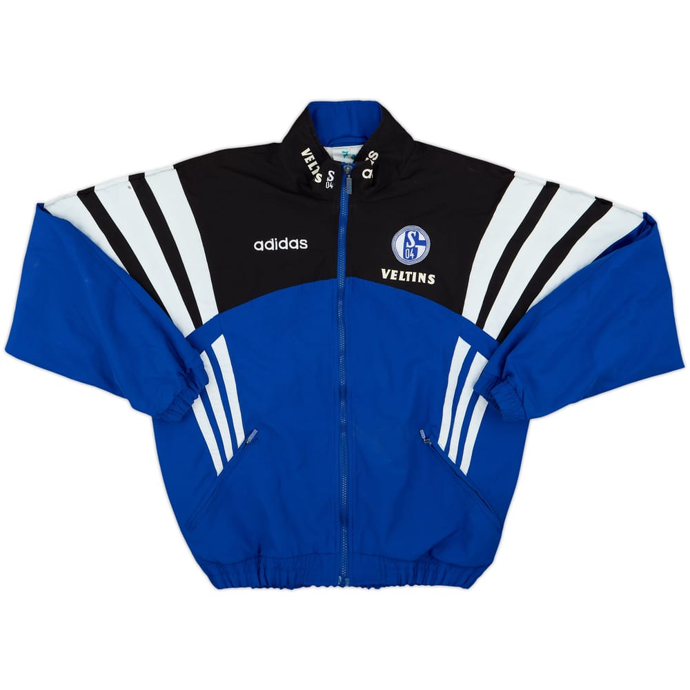 1996-97 Schalke Player Issue adidas Track Jacket - 8/10 - (M)