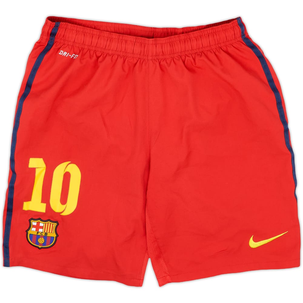 2013-14 Barcelona Away Shorts #10 (Messi) - 8/10 - (M)