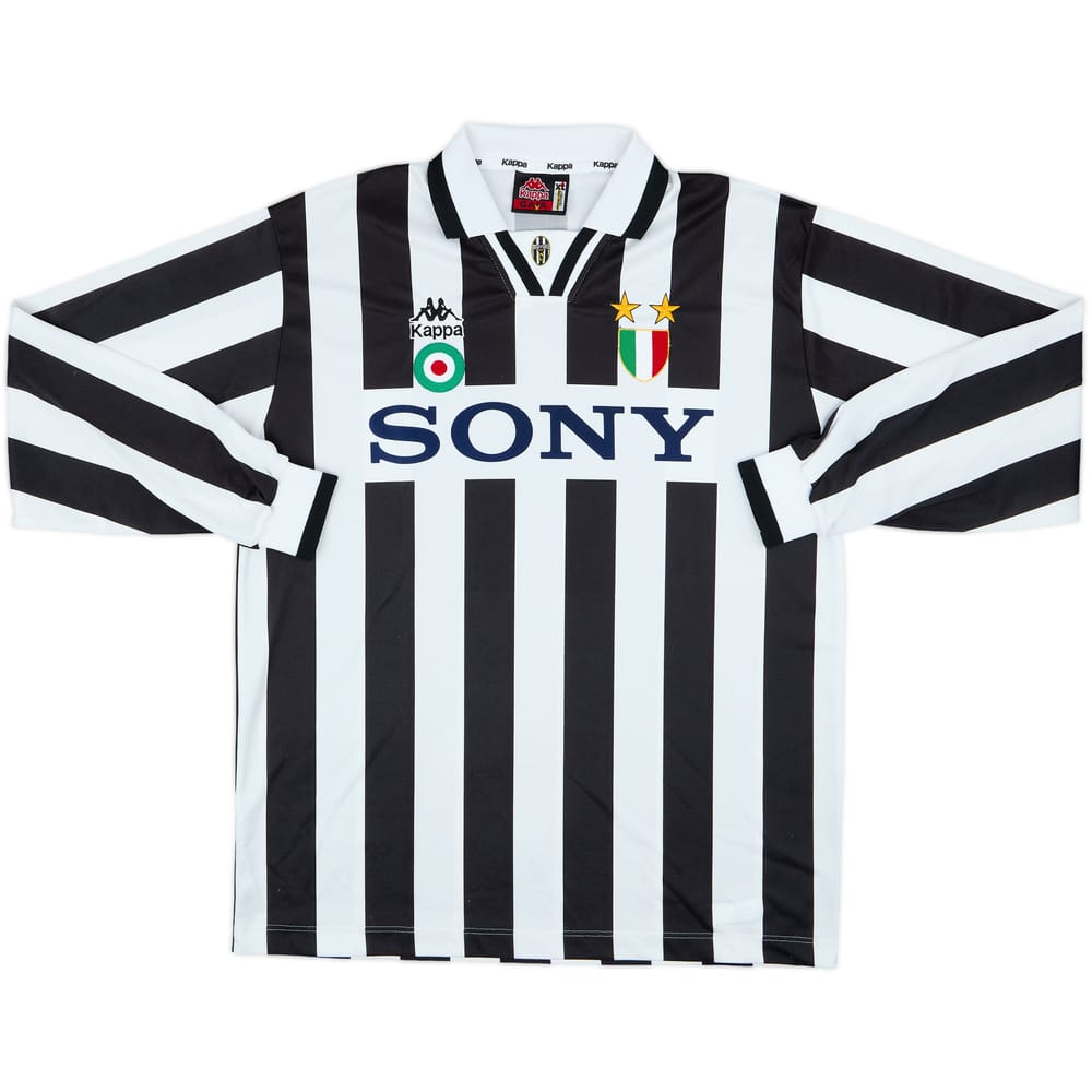 1995-97 Juventus Home L/S Shirt #10 - 9/10 - (XL)