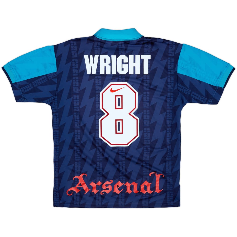 1994-95 Arsenal Away Shirt Wright #8 - 8/10 - (M)