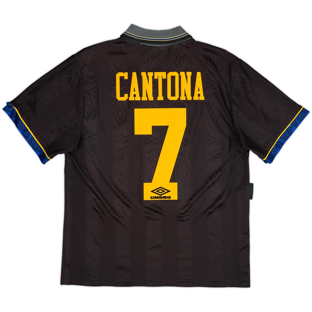 1993-95 Manchester United Away Shirt Cantona #7 - 6/10 - (M)
