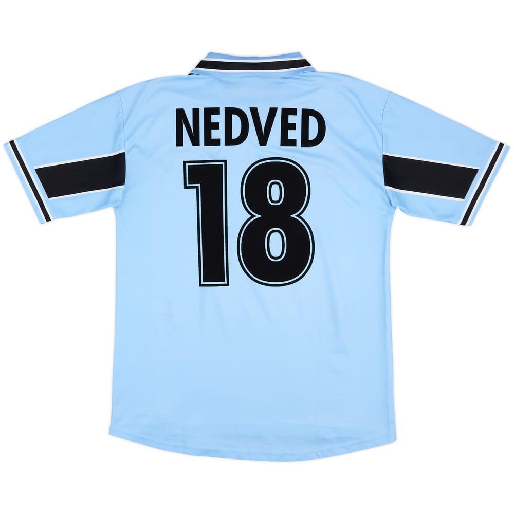 Camiseta básica de local del Lazio 1998-00 Nedved #18 - 6/10 - (L)