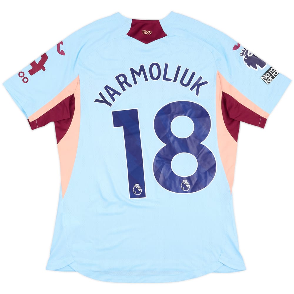 2025-26 Brentford Match Issue Third Shirt Yarmoliuk #18