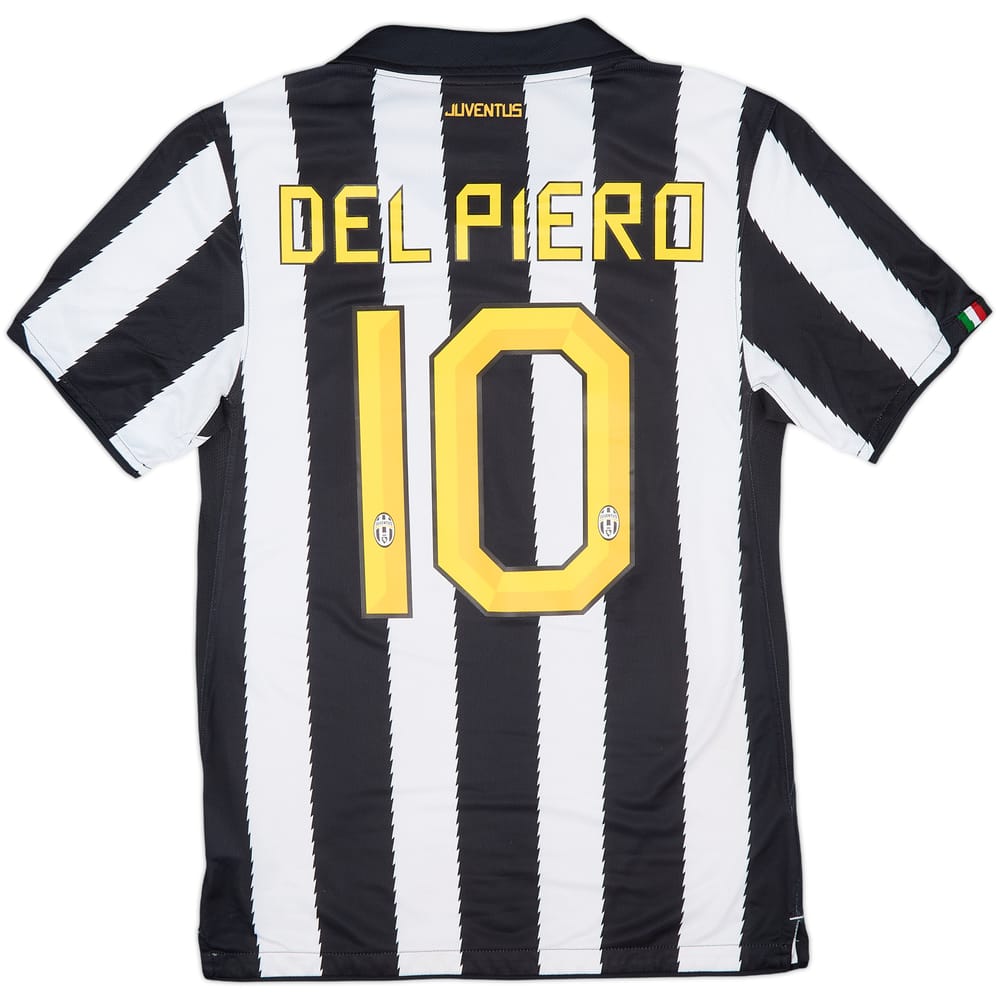 2010-11 Juventus Home Shirt Del Piero #10 - 8/10 - (S)