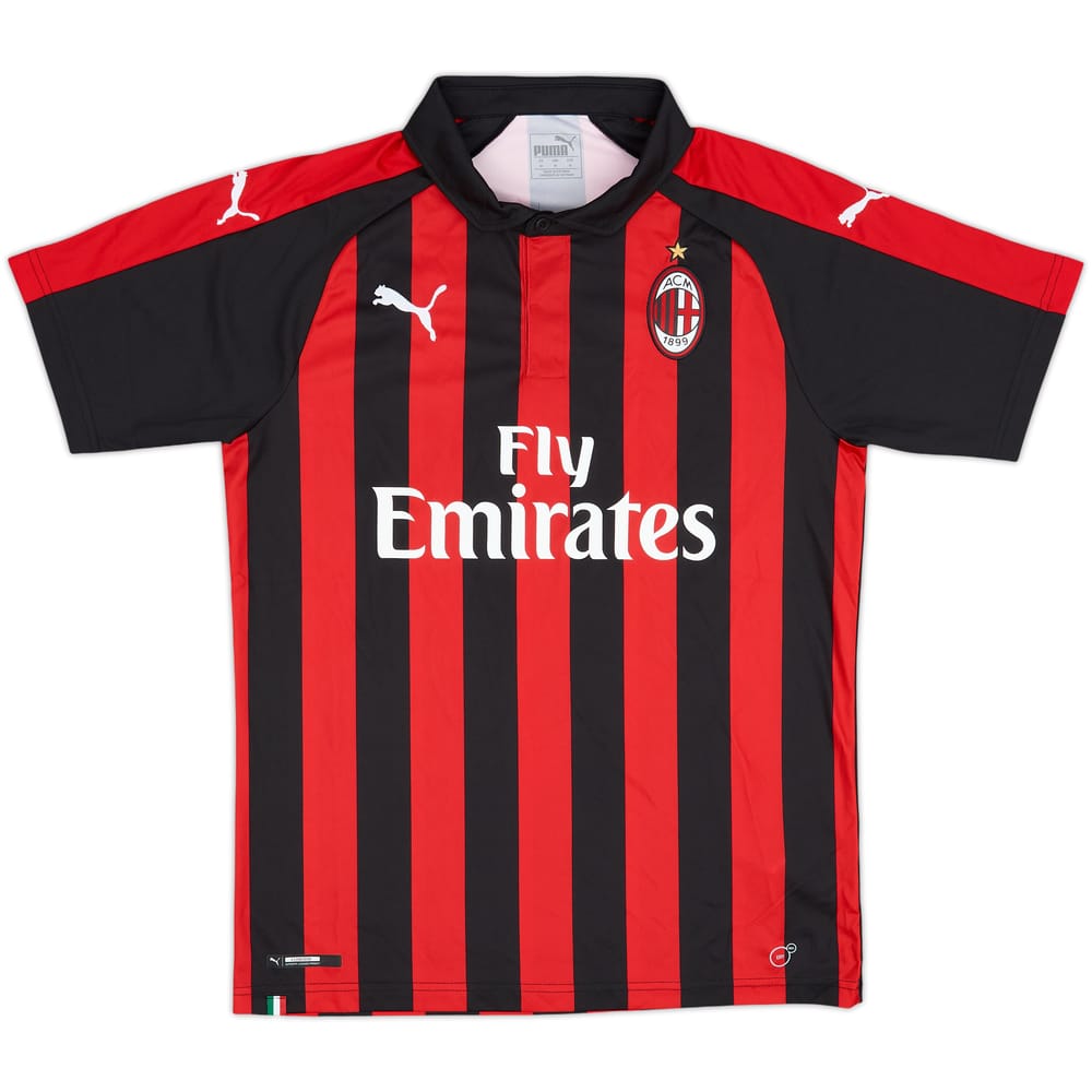2018-19 AC Milan Home Shirt - 10/10 - (M)