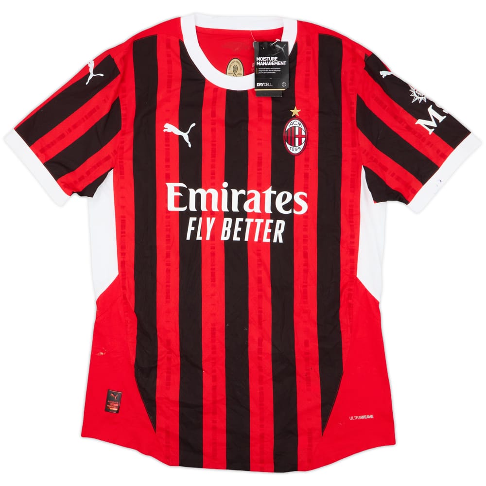2024-25 AC Milan Authentic Home Shirt (XL)