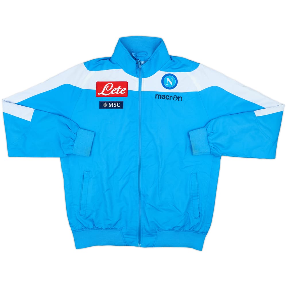 2014-15 Napoli Macron Track Jacket - 8/10 - (XL)