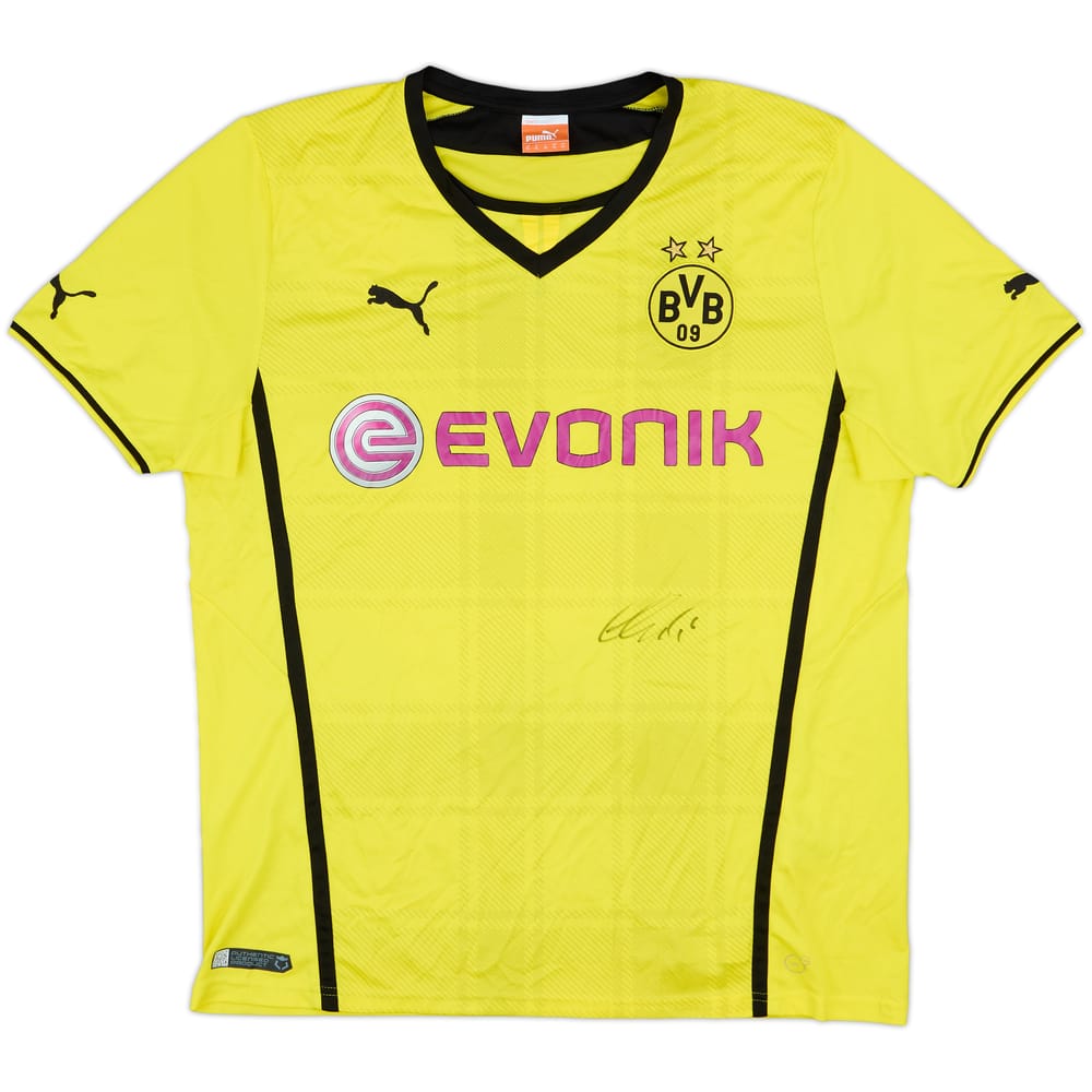 2013-14 Borussia Dortmund Signed Home Shirt - 5/10 - (XL)