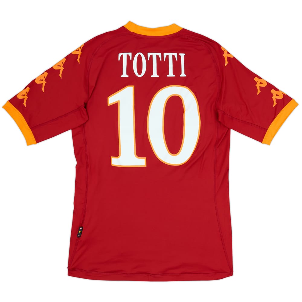 2010-11 Roma Home Shirt Totti #10 - 6/10 - (L)