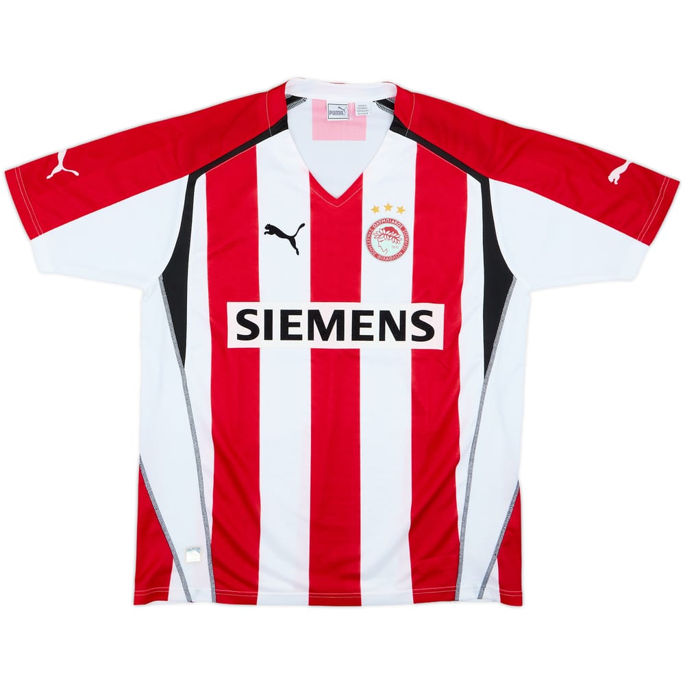 2005-06 Olympiakos Home Shirt - 6/10 - (M)