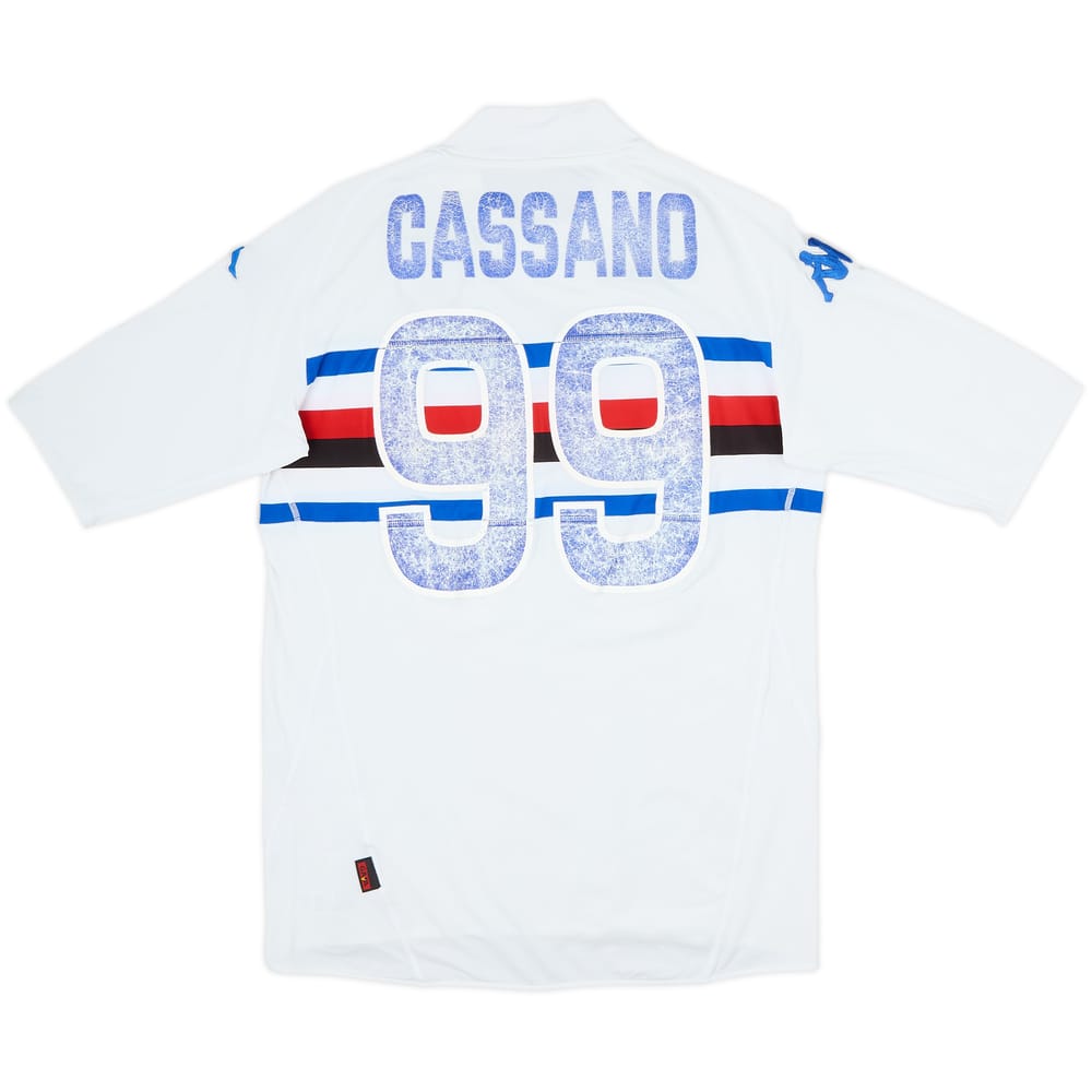 2007-08 Sampdoria Away Shirt Cassano #99 - 4/10 - (XL)