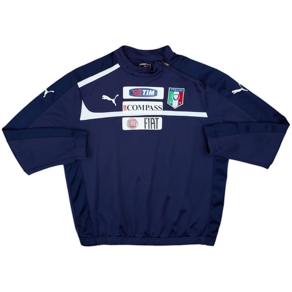 2012-13 Italy Puma 1/4 Zip Sweat Top - 6/10 - (L)