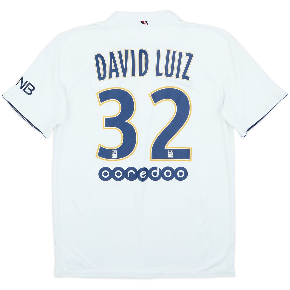 Camiseta de visitante del Paris Saint-Germain 2014-15 David Luiz #32 - 5/10 - (M)