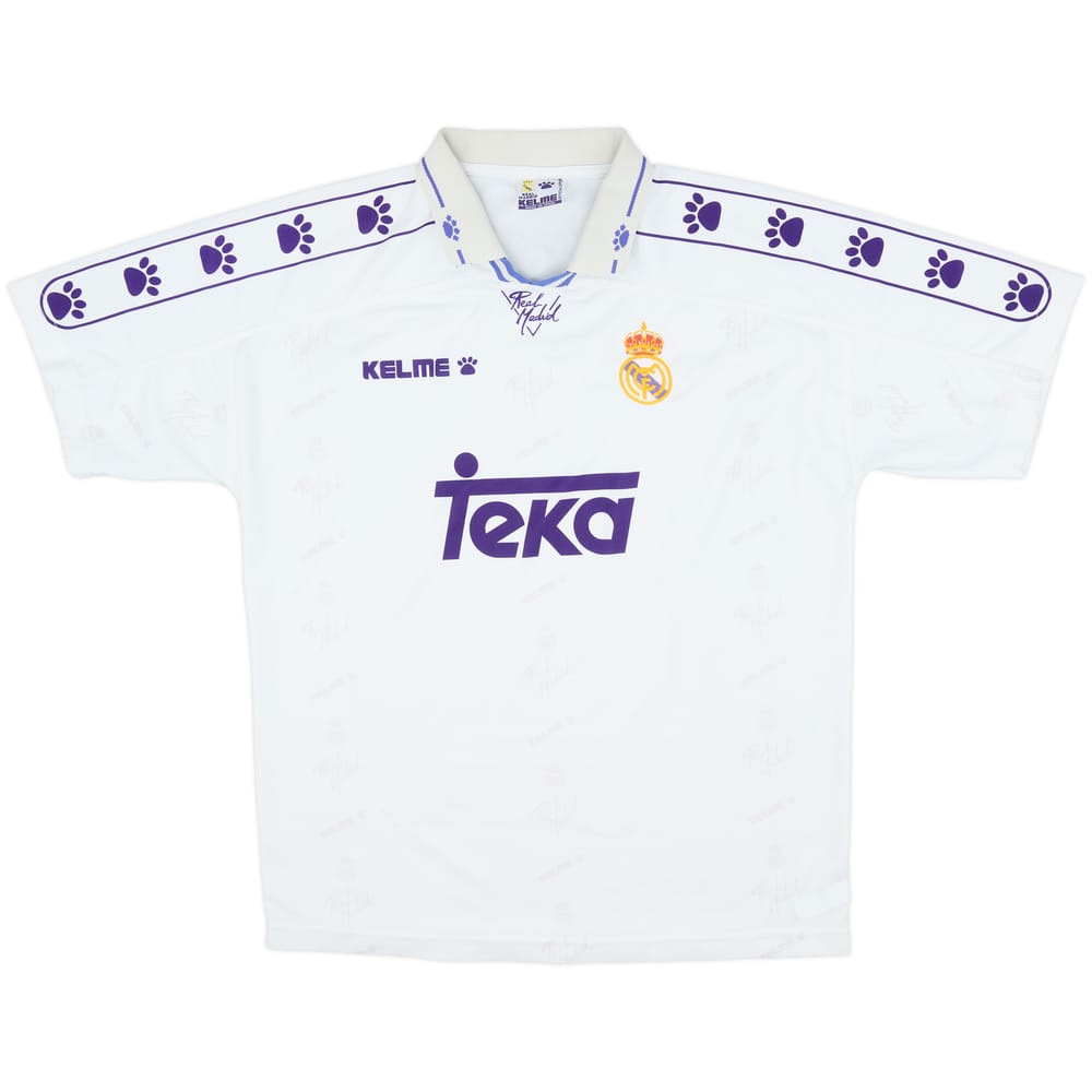 1994-96 Real Madrid Home Shirt - 8/10 - (L)