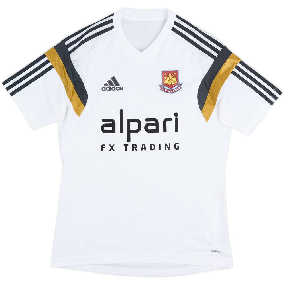 2013-14 West Ham adidas Training Shirt - 9/10 - (S)