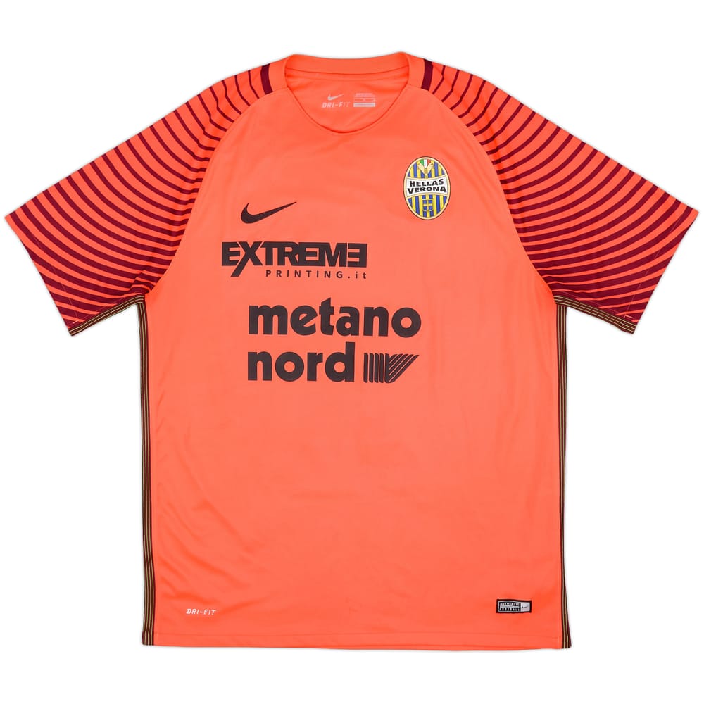 2016-17 Hellas Verona GK S/S Shirt - 8/10 - (L)