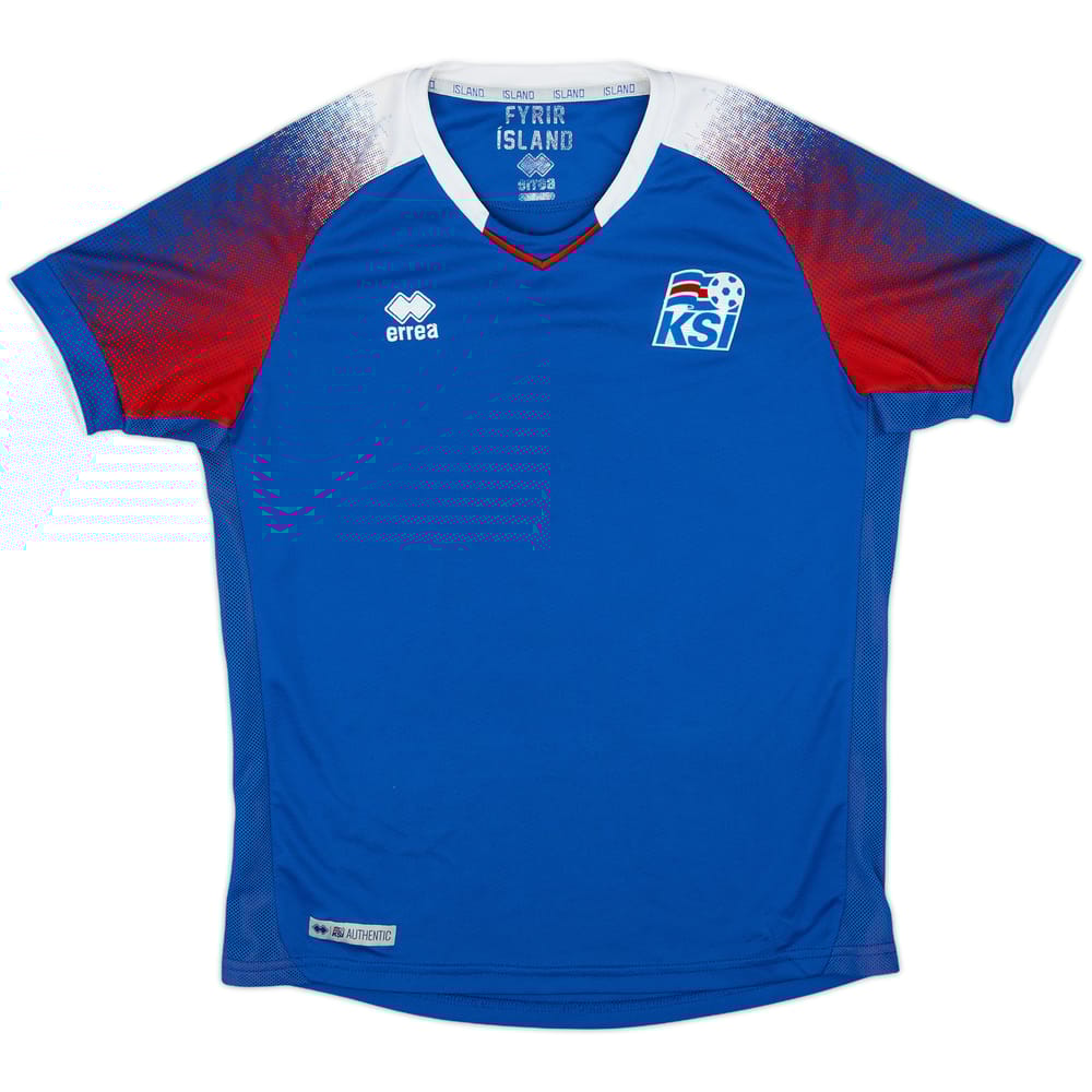 2018-19 Iceland Home Shirt - 7/10 - (XL.Boys)