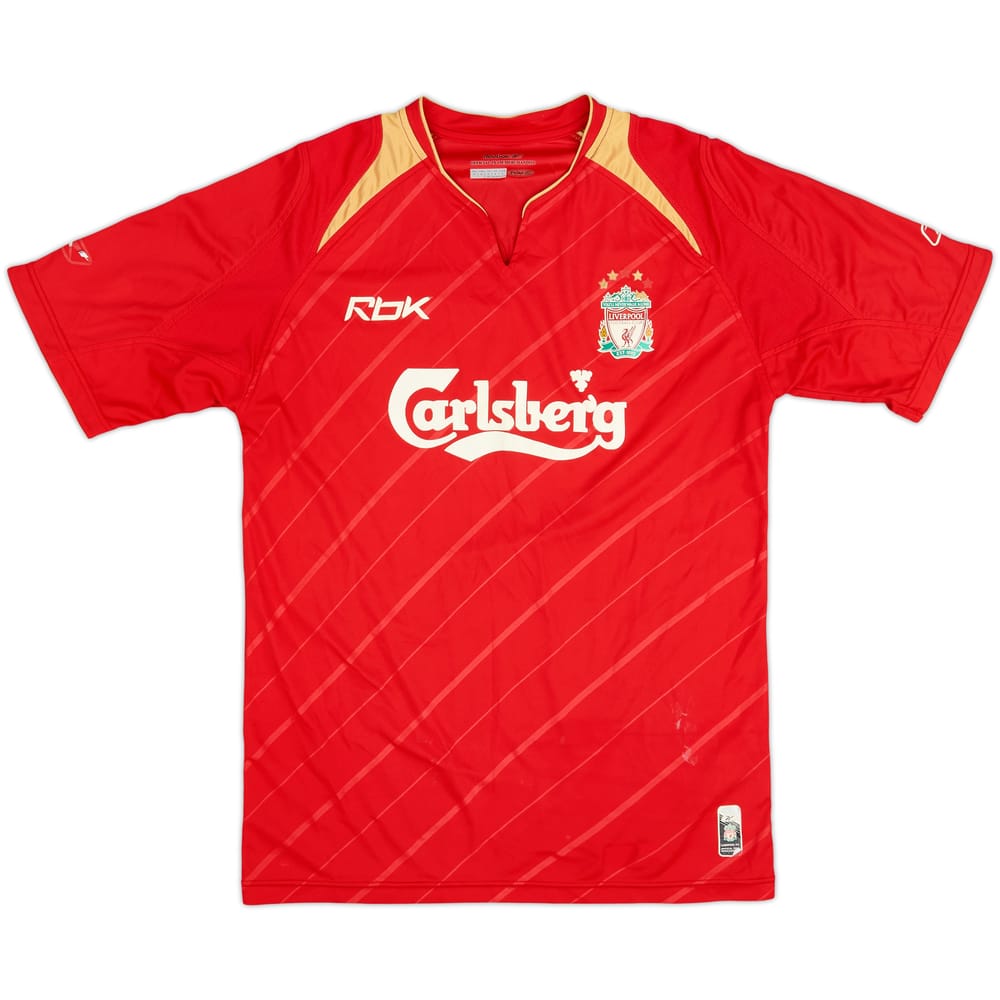2005-06 Liverpool CL Home Shirt - 4/10 - (S)