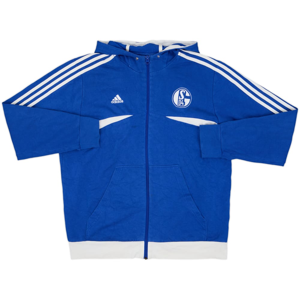 2013-14 Schalke adidas Track Jacket - 6/10 - (L)