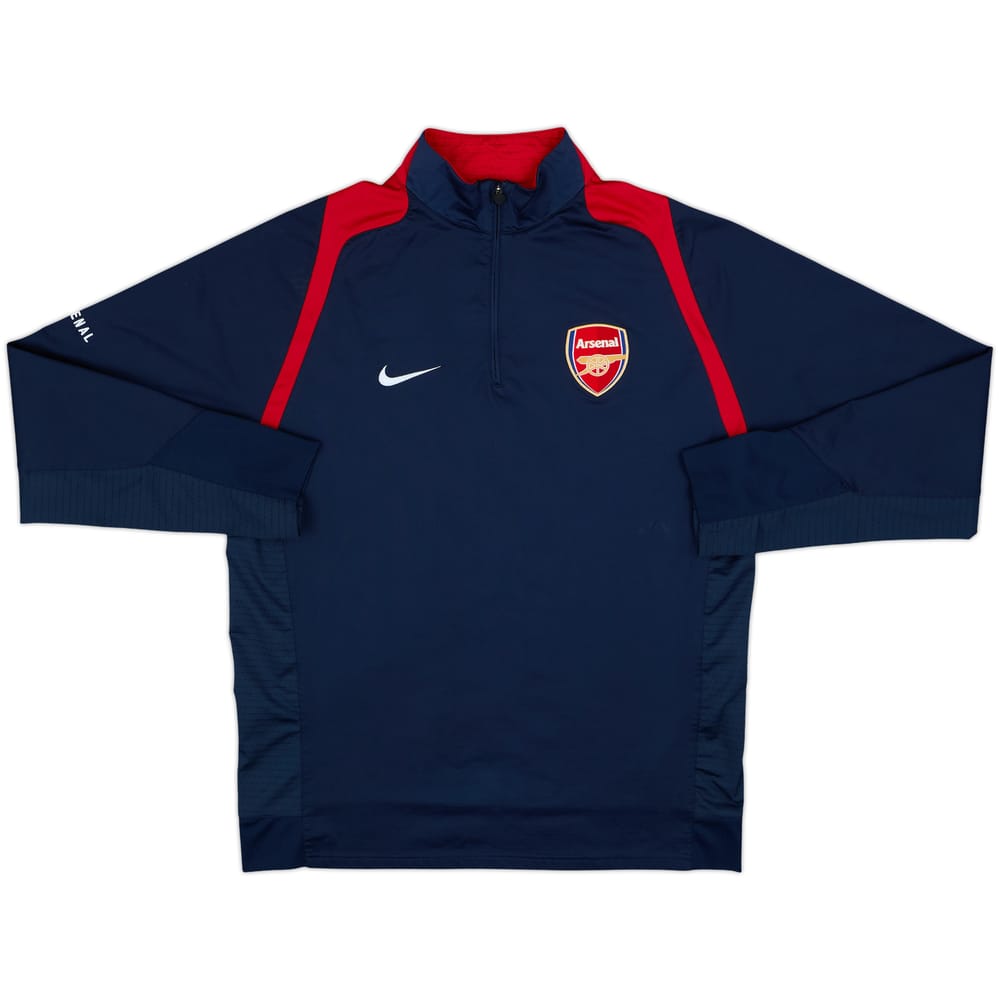 2006-07 Arsenal Nike 1/4 Zip Training Top - 8/10 - (M)
