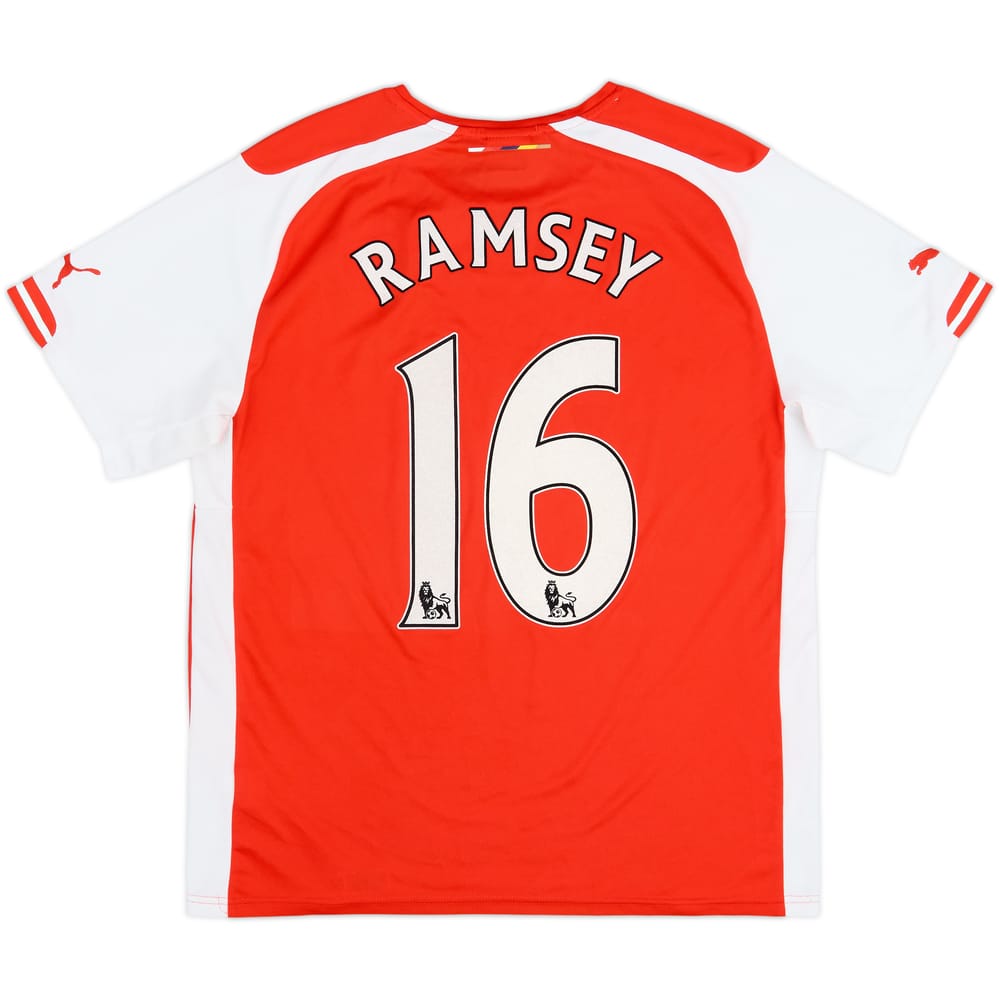 2014-15 Arsenal Home Shirt Ramsey #16 - 8/10 - (L)