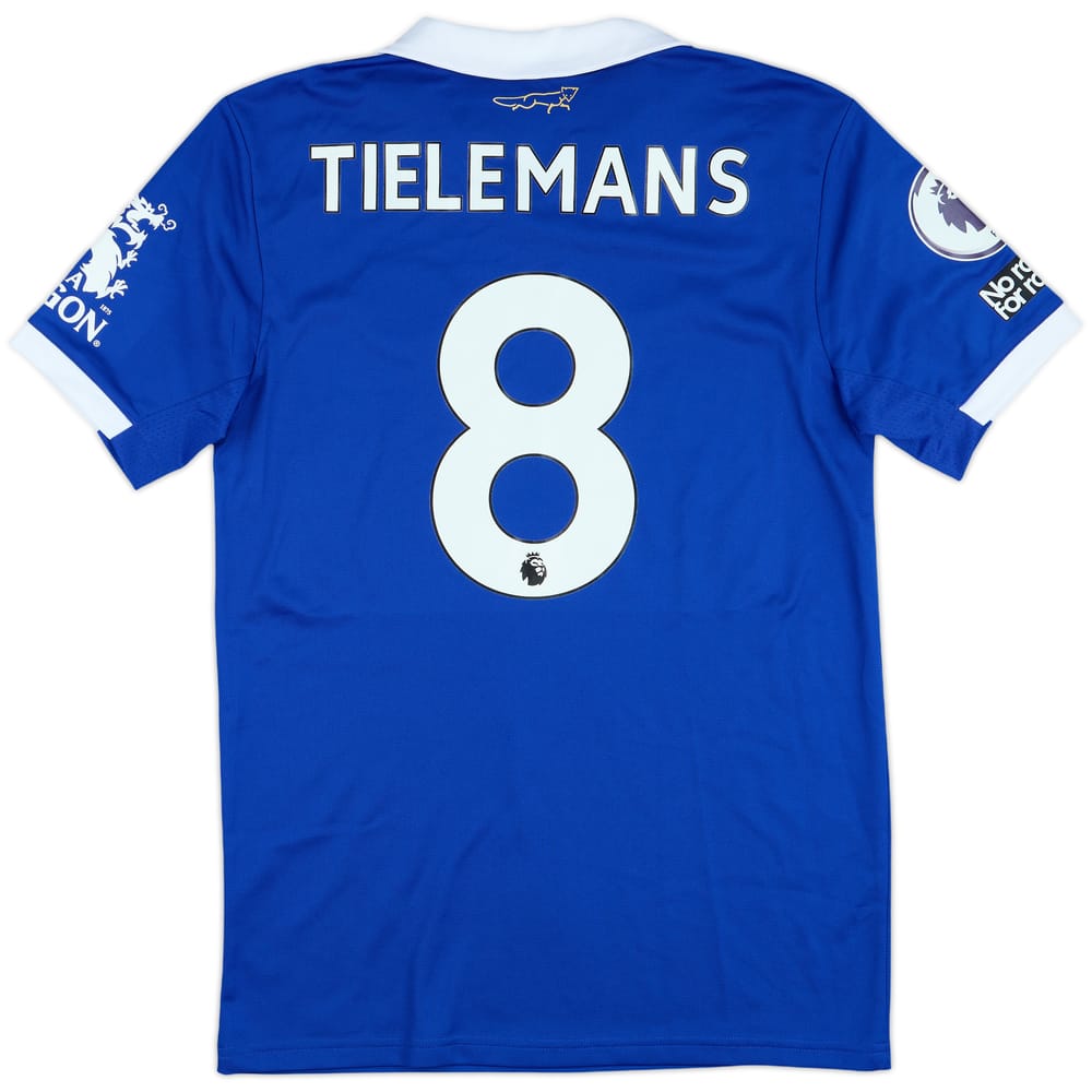 2022-23 Leicester Match Issue Home Shirt Tielemans #8
