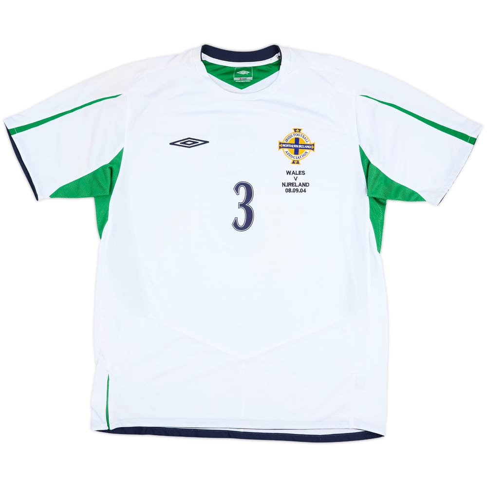 2004 Northern Ireland Player Issue Away Shirt #3 (Capaldi)