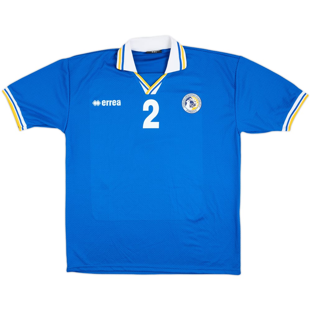 2000-01 Cyprus Match Issue Home Shirt #2