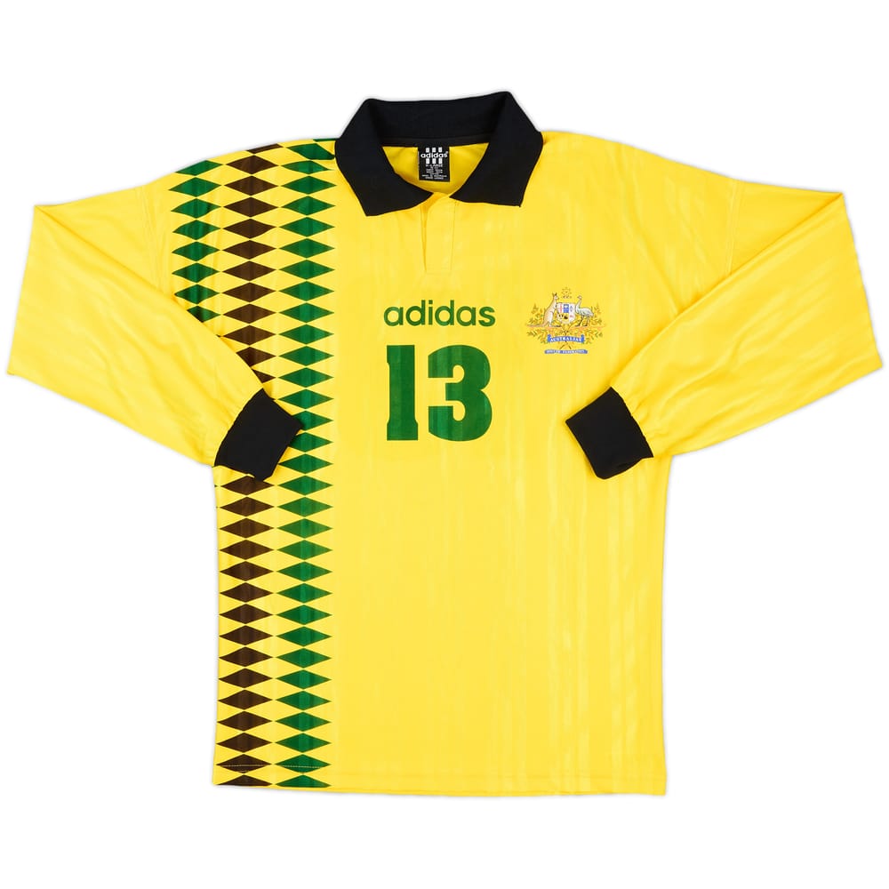 1994-95 Australia Match Issue Home L/S Shirt #13