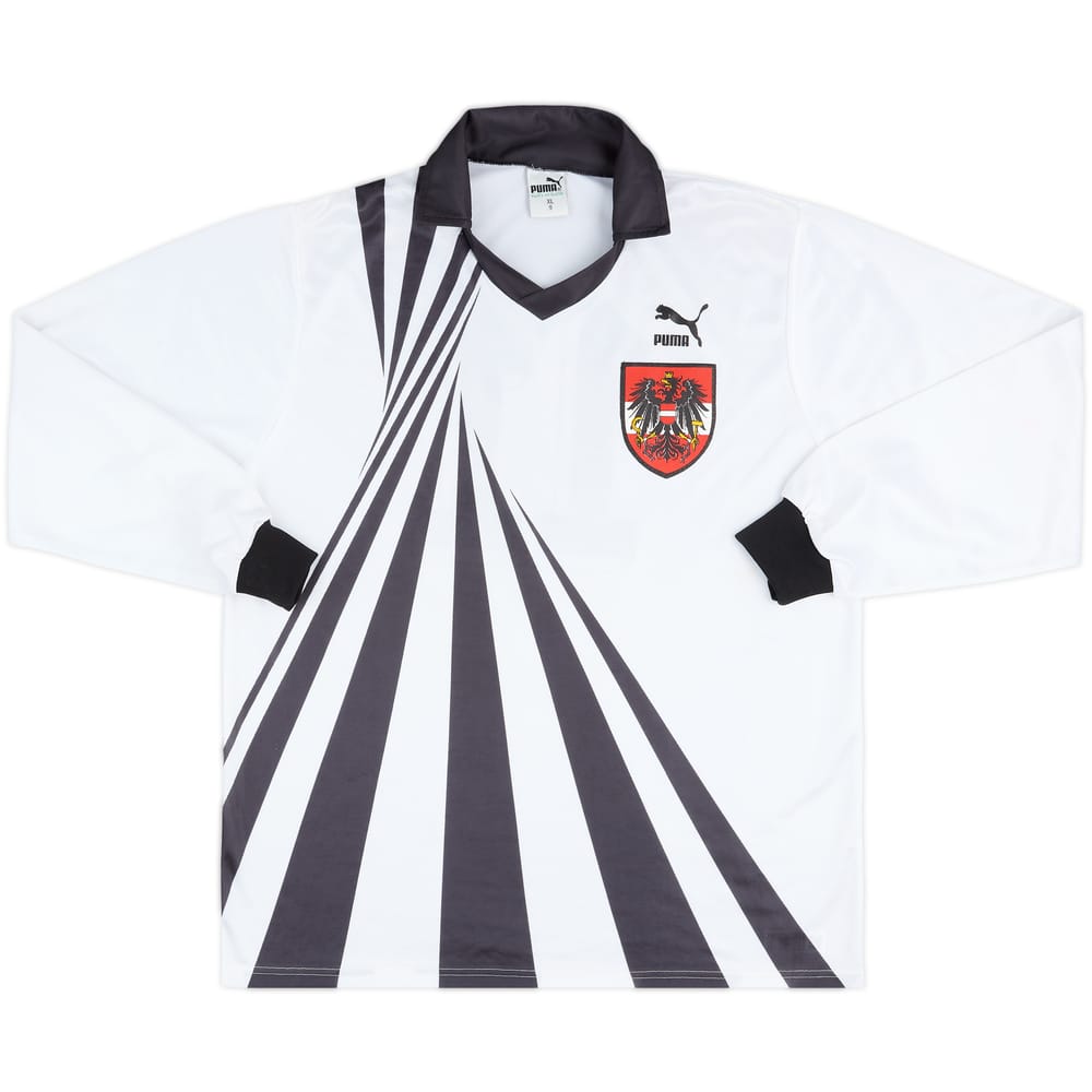 1994 Austria U-21 Match Worn Home L/S Shirt #11 (Haas)