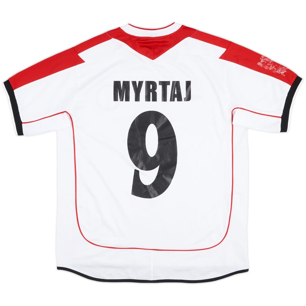 2005 Albania Match Worn Away Shirt Myrtaj #9