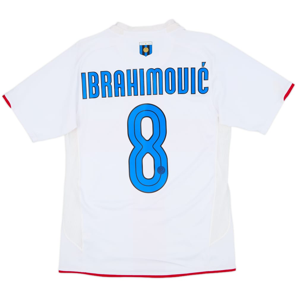 2007-08 Inter Milan Centenary Away Shirt Ibrahimovic #8 - 7/10 - (S)