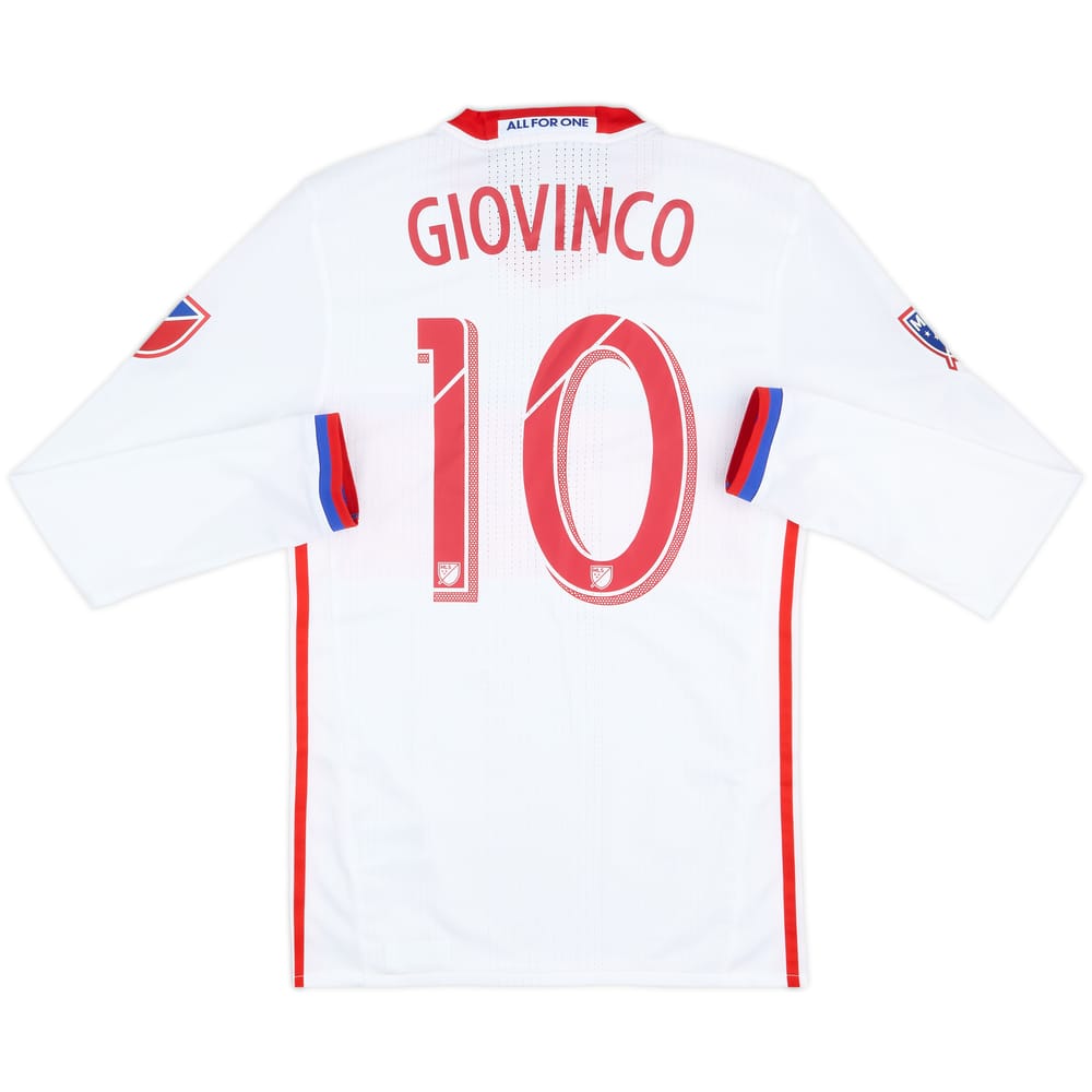 2016-17 Toronto FC Authentic Away L/S Shirt Giovinco #10 - 9/10 - (S)