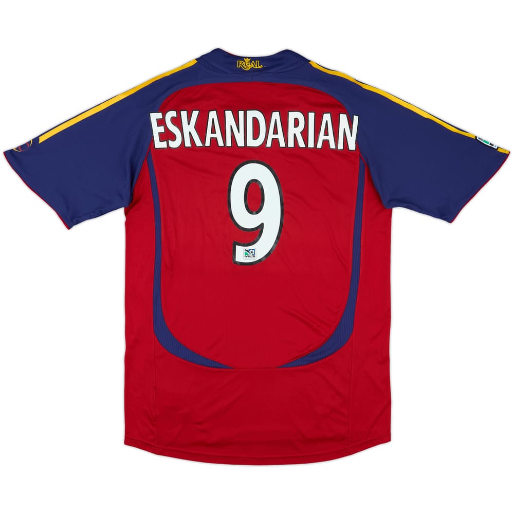 2007 Real Salt Lake Match Issue Home Shirt Eskandarian #9